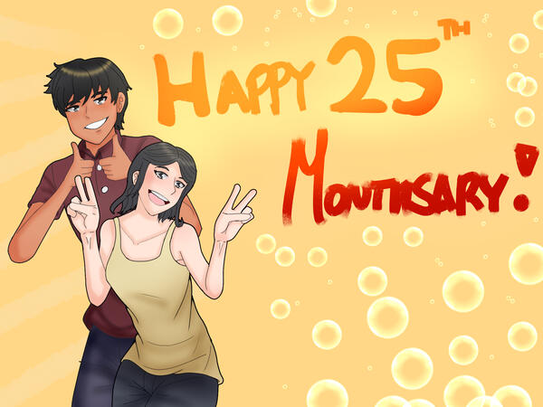 My 25th Monthsary with my Girlfriend